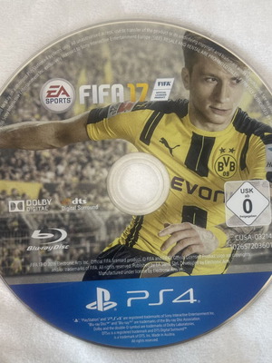 FIFA 17 PS4 game with Marco Reus, Borussia Dortmund