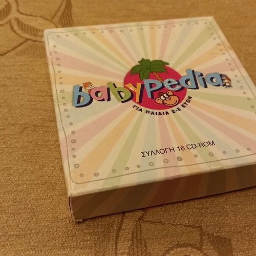 Babypedia 16 CD-ROM set used with cards and box