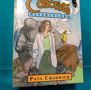 CONCRETE FIFTY WATERCOLORS CARDS COMPLETE set of 50 CARDS NEW by PAUL CHADWICK rare 1996 DARK HORSE