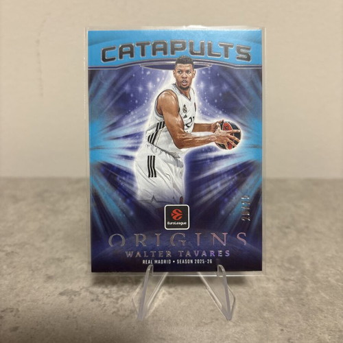 2025-26 Panini Origins EuroLeague Blue #13 Walter Tavares Catapults card