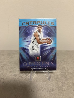2025-26 Panini Origins EuroLeague Blue #13 Walter Tavares Catapults card