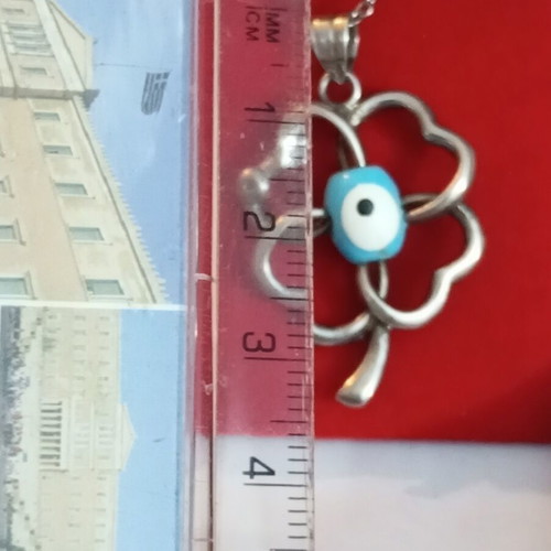 Silver 925 necklace with amulet chain 44, like new