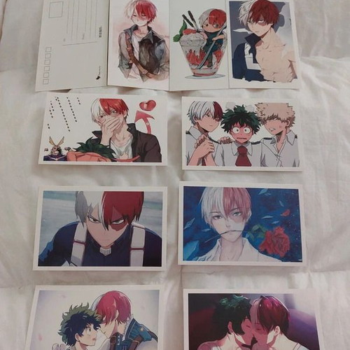 Shoto Todoroki My Hero Academia postcard set of 10 new