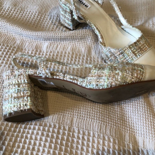 Dune London pastel tweed pumps size 37 like new