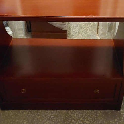 Solid walnut table, Varagki design, handmade, 1999