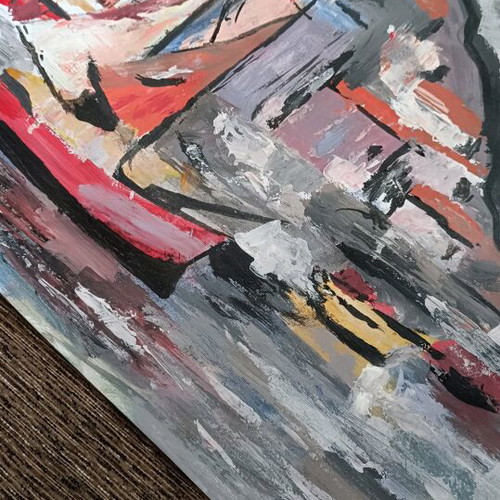 Handmade artwork new with signature, acrylics