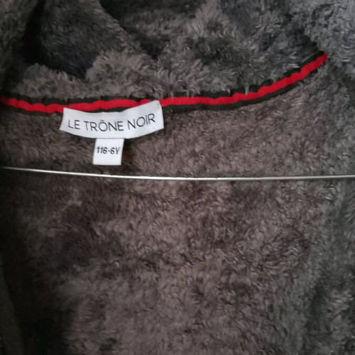 Jacket with fur 116 cm for boys, like new