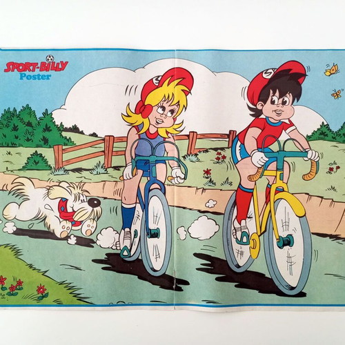 Sport Billy collectible posters used, set of 7 from the 80s