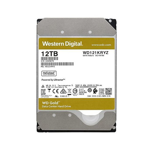 Western Digital Gold 12TB HDD 7200rpm 512MB Cache sealed