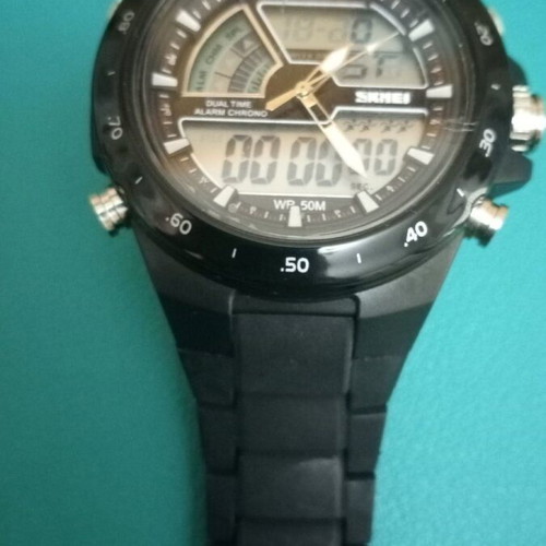 Skmei watch new, men's, black