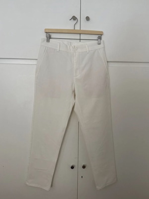 Zara men's pants white size M new