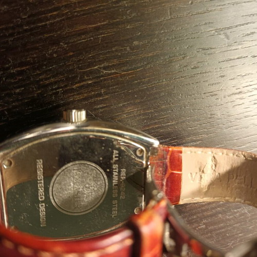 Lancaster women's watch like new, brown