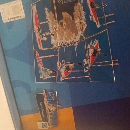 Olympic Games Athens 2004 Collectible Pins Canoe-Kayak Set New