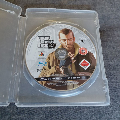 GTA IV PS3 game used, action shooting