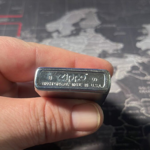 Zippo lighter used with PAOK emblem