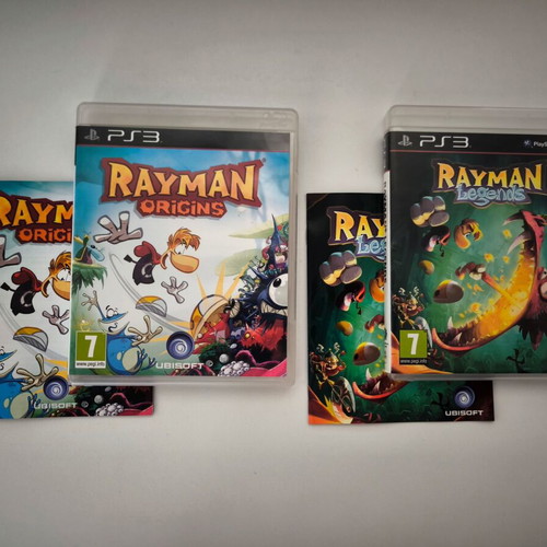 Collection of Rayman Origins and Legends PS3 games like new