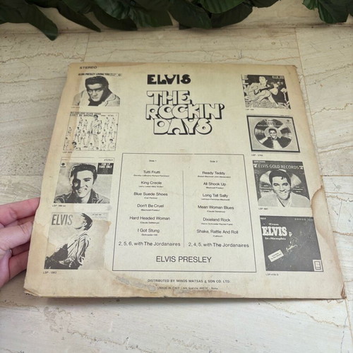 Elvis Presley The Rockin’ Days vinyl used, rock