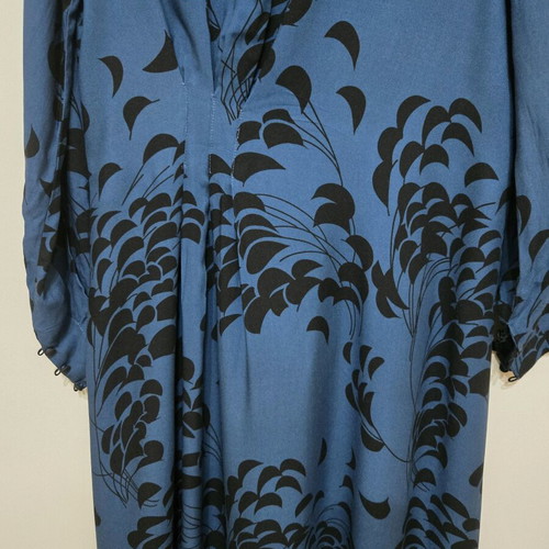 Namaste dress new, long, thin, viscose, size medium, black and blue