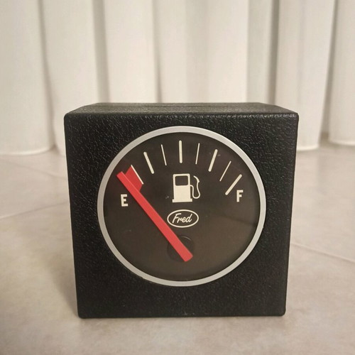 Vintage Fred Gas Tank Design Coin Bank like new