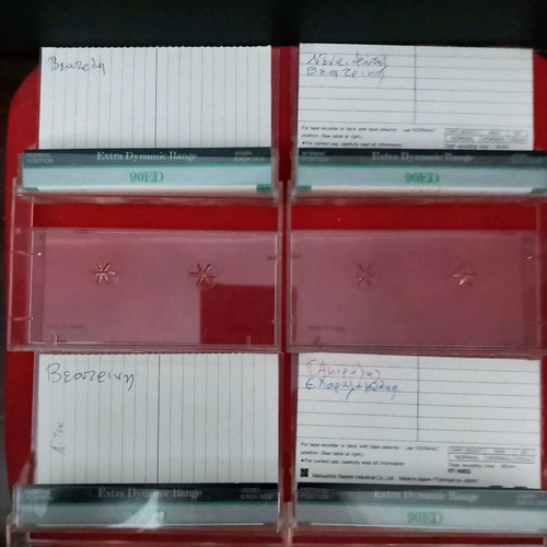 National 90ED collectible cassette tapes used, made in Japan, rare