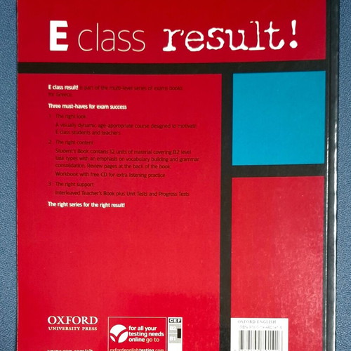E Class Result! Student's Book new, English