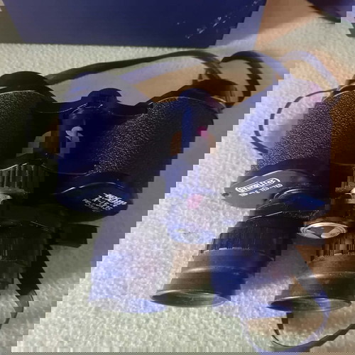 Everlite 7x-15x35 Zoom binoculars used vintage with case