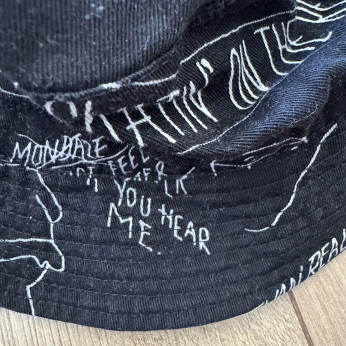 Divided by H&M Mens Bucket Hat used, black, size M