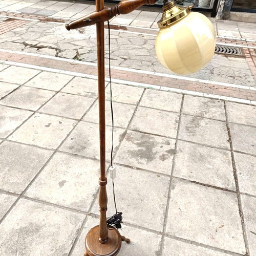 Antique classic bridge arm floor lamp like new