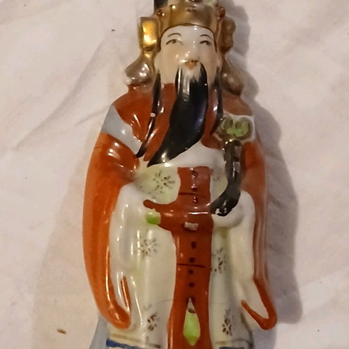 Chinese deities used, set of 4, porcelain miniatures
