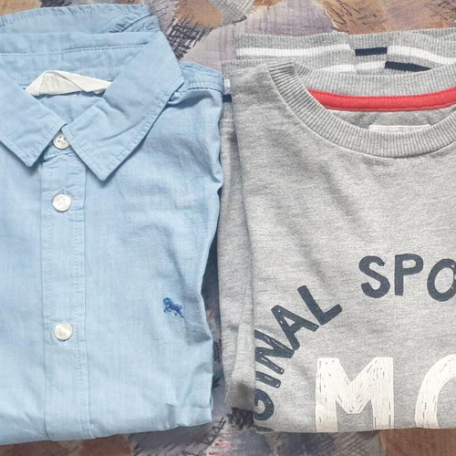 Children's clothes like new, shirt and sweatshirt size 6-7 (116-122 cm)
