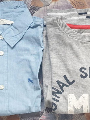Children's clothes like new, shirt and sweatshirt size 6-7 (116-122 cm)