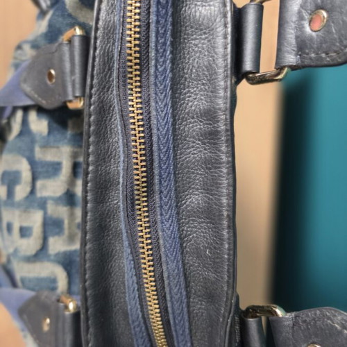 Marc by Marc Jacobs Vintage Denim Monogram Tote Bag