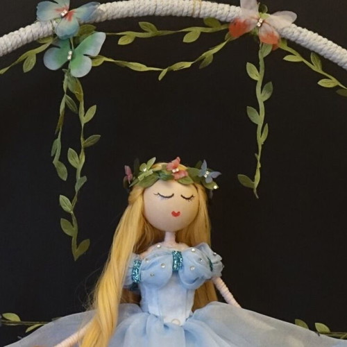 Cinderella handmade doll new with 54 cm wreath