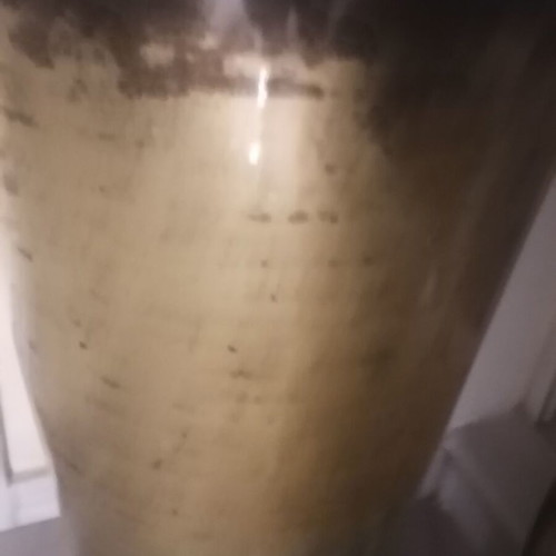 Plastic vases like new, set of two, 1.29m height