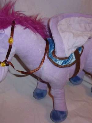 Disney Sofia The First Minimus Flying Horse Purple Pegasus plush like new