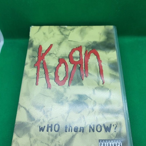 KORN Who Then Now? VHS used, rock