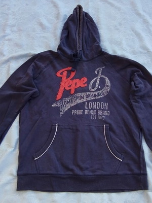Pepe Jeans men's hoodie blue, like new, size L