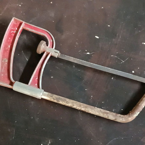 Spiralux vintage hand saw used