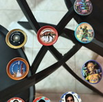 Various used τάπες collection