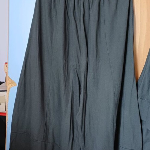 Blouse and pants set like new, grey, 100% cotton