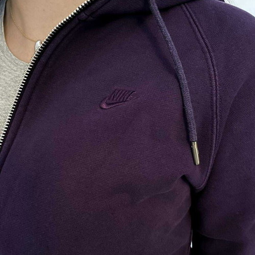 Nike women's full-zip hoodie purple size M like new