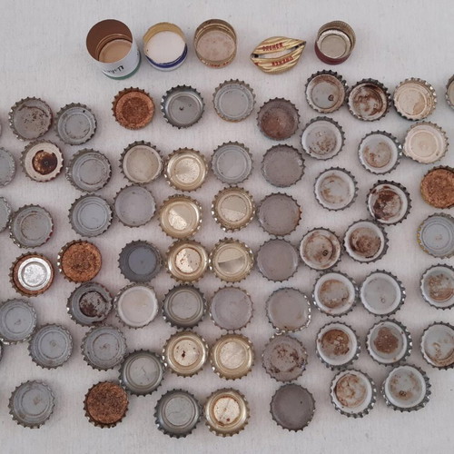 Used soda bottle caps pack of 76 pieces
