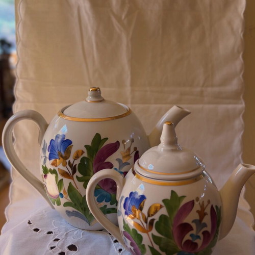 Vintage Soviet porcelain tea set from 1970s