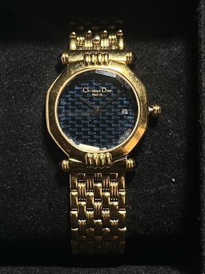 Christian Dior watch gold plated like new, extremely rare