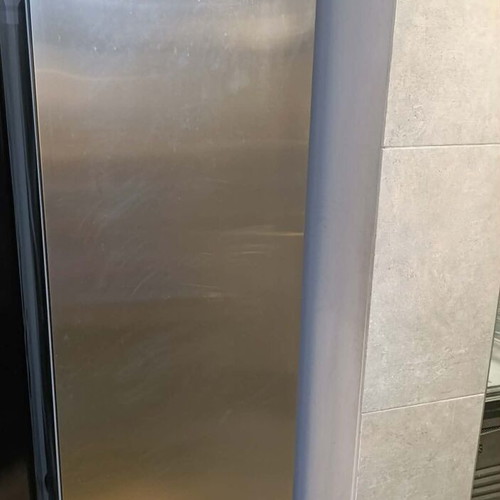 Professional stainless steel upright freezer 0.60m width x 2.00m height x 0.63m depth