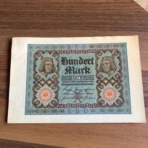 100 Mark 1920 used