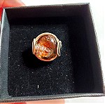  Ασημένιο χειροποίητο δαχτυλίδι 925 με quartz