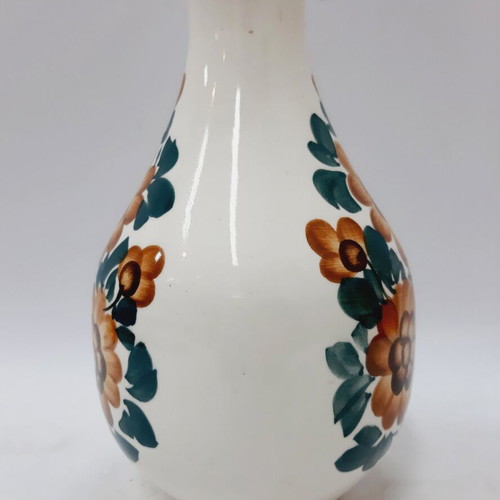 Handpainted ceramic bottle KOŁO Poland model 997 22 cm
