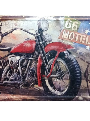 Metal decoration sign 30 x 15 cm new