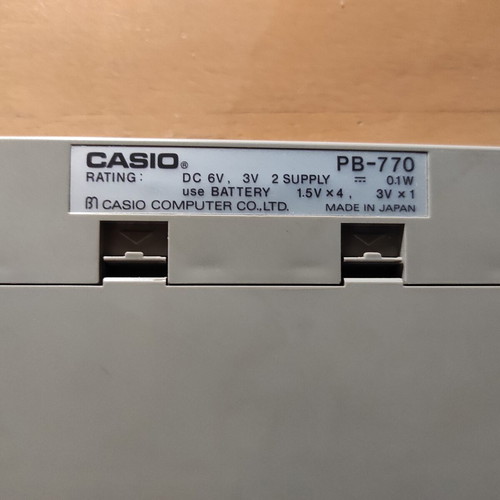 Casio PB-770 personal computer vintage φορητός υπολογιστής 1983 μεταχειρισμένος